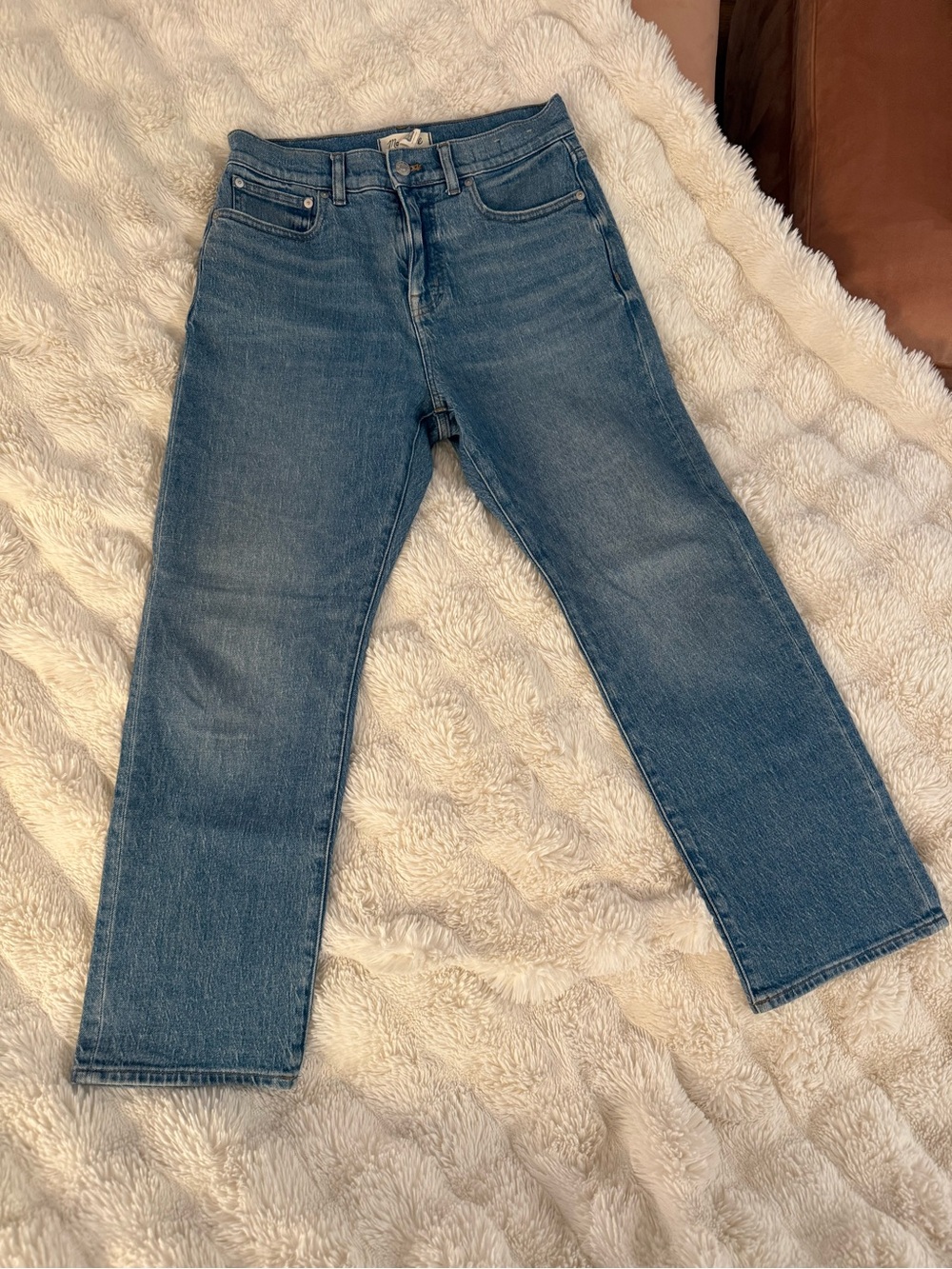 Madewell 90’s Classic Straight Blue Jeans